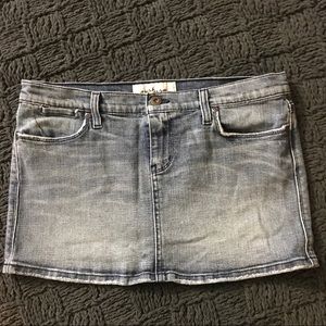 Denim Mini Skirt